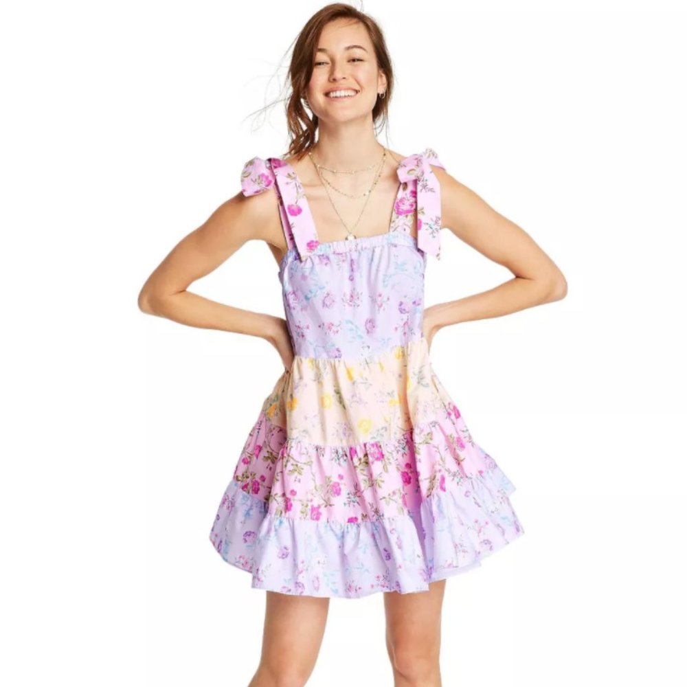 LoveShackFancy x Target Jeanne Tie Strap Dress